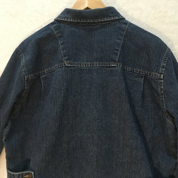 Bill Blass Twill Jean Jacket Vintage - Picture 13 of 16